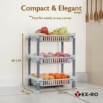TEX-RO 3-Layer Kitchen Rack Stand/Multipurpose Rack forBest Amazon Deals