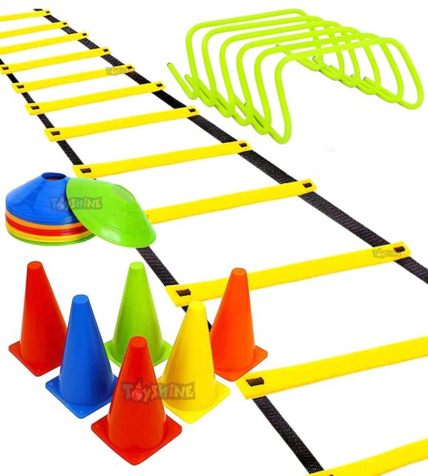 Toyshine Fitness Combo - 6 pc Hurdles, 6 pc StackingBest Amazon Deals Toyshine Fitness Combo - 6 pc Hurdles, 6 pc StackingBest Amazon Deals