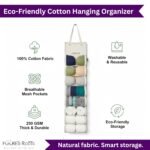 FUTURE’S ROOTS Cotton Hanging Organizer for Wardrobe withBest Amazon Deals