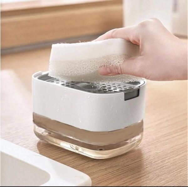 Oslen Plastic 2 in 1 Soap Dispenser for Kitchen withBest Amazon Deals