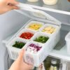 hago Refrigerator Organizer Container with 6 GridBest Amazon Deals