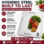 OrganizeMee Stainless Steel Chopping Board Large forBest Amazon Deals