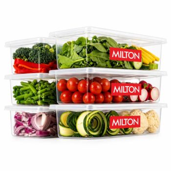 MILTON Cryo Fridge Storage Boxes Set of 6 FridgeBest Amazon Deals