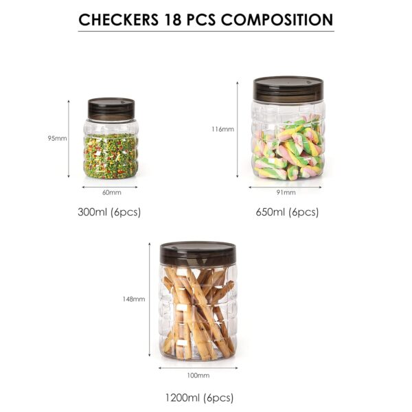 CELLO Checkers Kitchen Storage Container Box Set of 18Best Amazon Deals