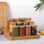 VILON (270 ML 9oz 12-Piece Glass Spice Jars Set withBest Amazon Deals