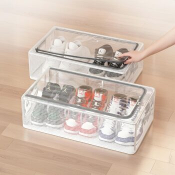 PrettyKrafts Shoe Storage Box, Clear Plastic StackableBest Amazon Deals