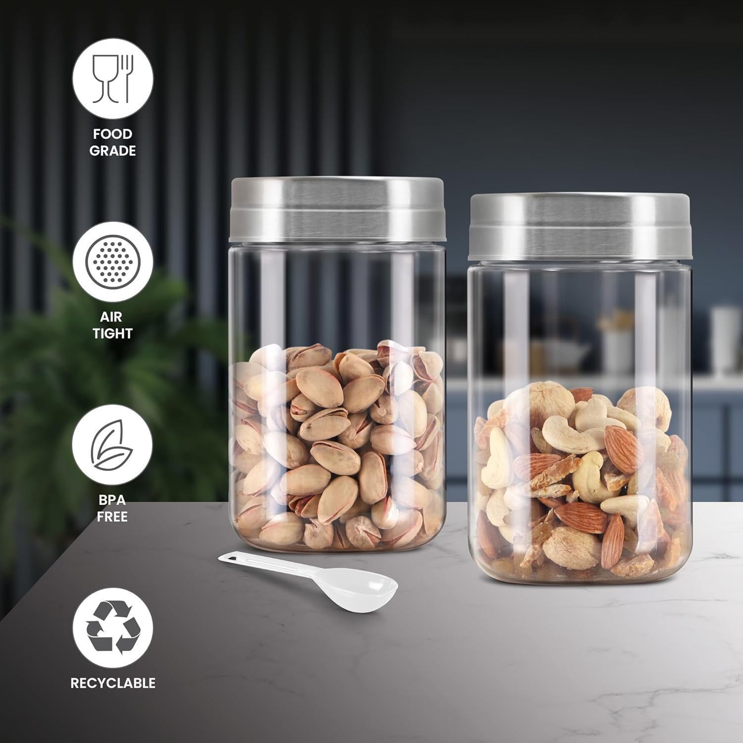 MILTON Steel Seal 500 Plastic Storage Jar and ContainerBest Amazon Deals