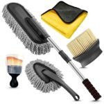 Porslin 5 Pcs Microfiber Car Duster Kit - Extendable LongBest Amazon Deals