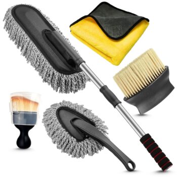 Porslin 5 Pcs Microfiber Car Duster Kit - Extendable LongBest Amazon Deals Porslin 5 Pcs Microfiber Car Duster Kit - Extendable LongBest Amazon Deals