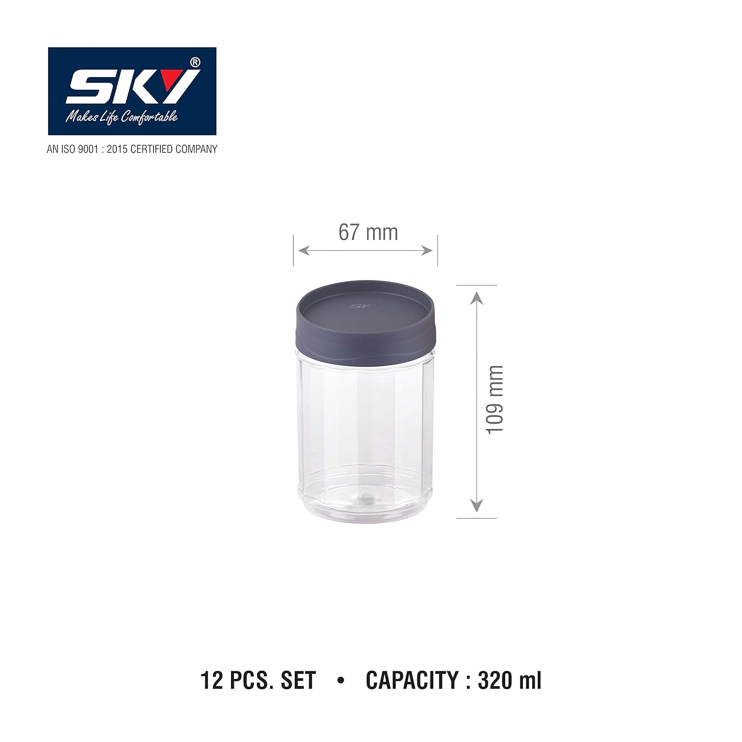 Sky Octave Celebration 12 Pcs with Inter-Stackable LidBest Amazon Deals