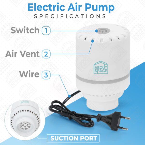 ABOUT SPACE Polypropylene Electric Vacuum Pump For VacuumBest Amazon Deals