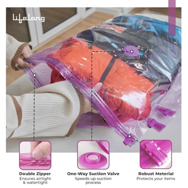 Lifelong Vacuum Storage Bags with Aroma Fresh Pack of 5 |Best Amazon Deals