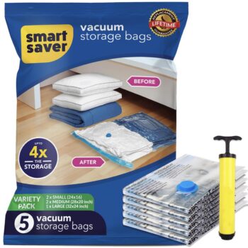 Smart Saver Vacuum Bags for Travel, Space Saver Bags 5Best Amazon Deals Smart Saver Vacuum Bags for Travel, Space Saver Bags 5Best Amazon Deals