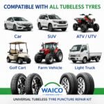WAICO 13 in 1 Tubeless Tyre Puncture Kit | Reamer,Best Amazon Deals