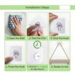 JIALTO 20 Pcs Self Adhesive Hooks for Secure Wall HangingBest Amazon Deals