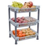 TEX-RO 3-Layer Kitchen Rack Stand/Multipurpose Rack forBest Amazon Deals TEX-RO 3-Layer Kitchen Rack Stand/Multipurpose Rack forBest Amazon Deals