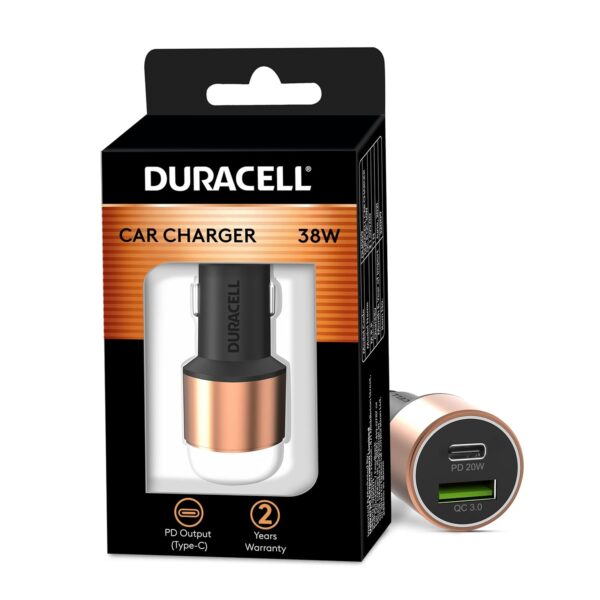 Duracell 38W Fast Car Charger Adapter with Dual Output.Best Amazon Deals Duracell 38W Fast Car Charger Adapter with Dual Output.Best Amazon Deals