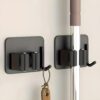 JIALTO 2 Pieces Stainless Steel Broom Holder with Hook -Best Amazon Deals JIALTO 2 Pieces Stainless Steel Broom Holder with Hook -Best Amazon Deals