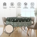 Astitva Premium 100% Cotton Round Table Cloth | 60-InchBest Amazon Deals