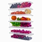 Xiran 6 Fridge Storage Boxes Fridge Organizer WithBest Amazon Deals