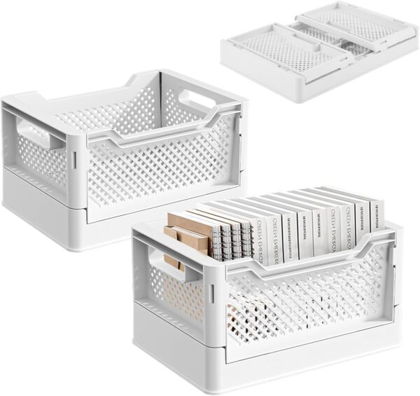 MIXEN Under Bed Storage Box Stackable Containers FoldingBest Amazon Deals