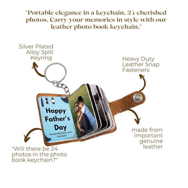 Customizable Leather Mini Photo Album Keychain – with 12Best Amazon Deals