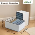 JD FRESH 7 Slot Non-Woven Fabric Clothing StorageBest Amazon Deals