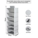 Kuber Industries 6-Shelf Foldable Hanging Organizer forBest Amazon Deals