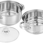 Amazon Brand – Solimo Stainless Steel Steamer with GlassBest Amazon Deals
