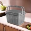 Kuber Industries Picnic Basket with Lid and Handle | FoodBest Amazon Deals