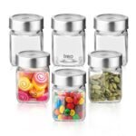 Treo By Milton Cube Storage Glass Jar Set of 6, 180 mlBest Amazon Deals