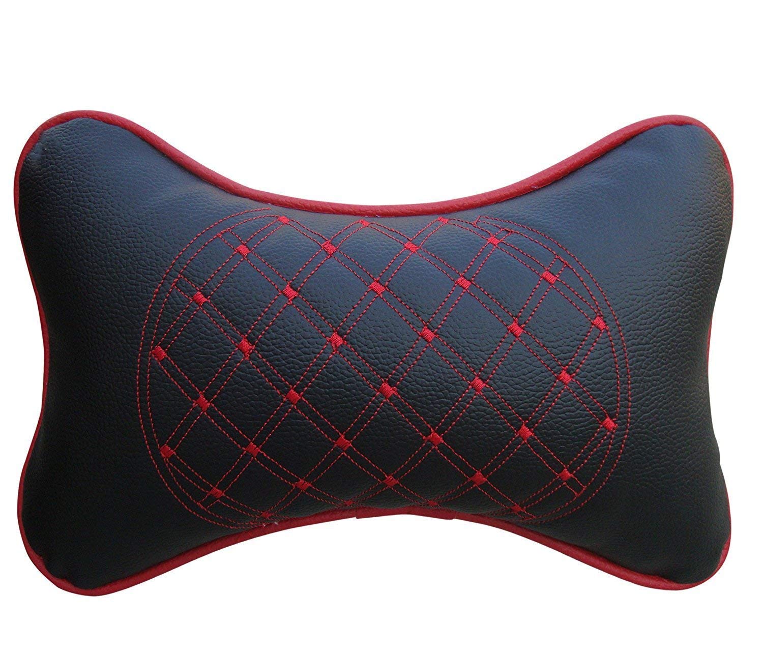 DETACHI Faux Leather Car Neck Rest Pillow/Cushion Set ofBest Amazon Deals