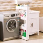 FLIPZON Slim Rolling Storage Rack  4-Tiered Shelf PlasticBest Amazon Deals