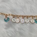 Personalized Charm Name Bracelet | Gold Plated MetalBest Amazon Deals