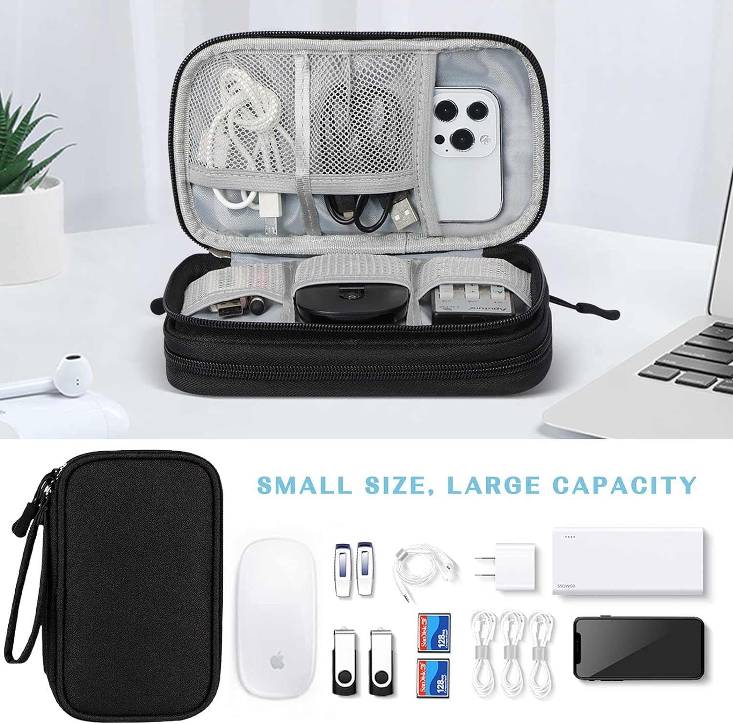 BKK Travel Organizer Pouch for Men | Gadget Organizer BagBest Amazon Deals