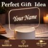 Customized Name LED Night Lamp Personalized 3D IllusionBest Amazon Deals