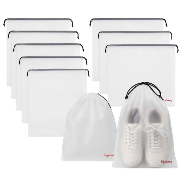 Lifelong Shoe Bags for Travel, Drawstring Travel ShoeBest Amazon Deals