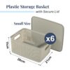 Kuber Industries 6 Pcs Plastic Small Solitaire StorageBest Amazon Deals