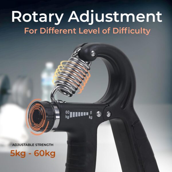 Adjustable Hand Grip Strengthener with Counter – 60kg,Best Amazon Deals