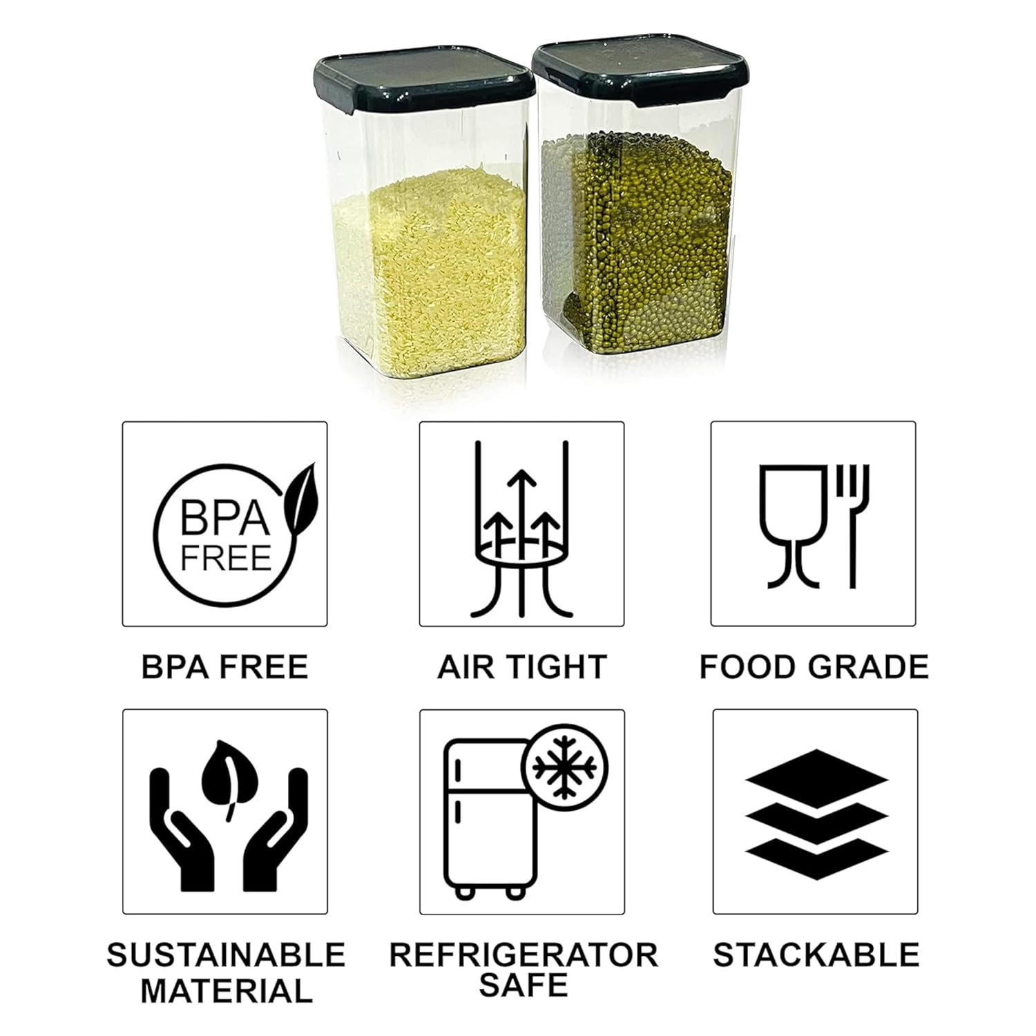 VOLTURI Air Tight Containers for Kitchen Storage (Pack ofBest Amazon Deals