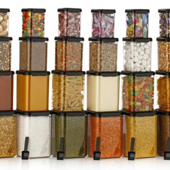 flymore Plastic 1400Ml Airtight Containers Set ForBest Amazon Deals