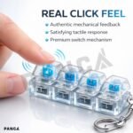 PANCA Transparent Mechanical Switch Fidget Keychain forBest Amazon Deals