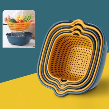 6 Pcs Drain Basket Set with Handles - Versatile KitchenBest Amazon Deals 6 Pcs Drain Basket Set with Handles - Versatile KitchenBest Amazon Deals