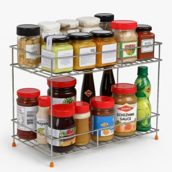 2-Tier Stainless Steel Kitchen Storage Spice Rack andBest Amazon Deals 2-Tier Stainless Steel Kitchen Storage Spice Rack andBest Amazon Deals