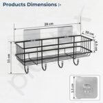 Plantex Bathroom Organiser Without Drill/GI Steel SelfBest Amazon Deals