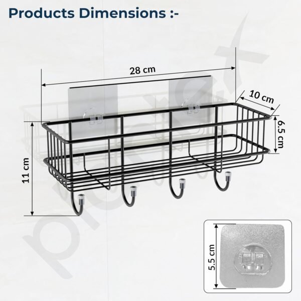 Plantex Bathroom Organiser Without Drill/GI Steel SelfBest Amazon Deals