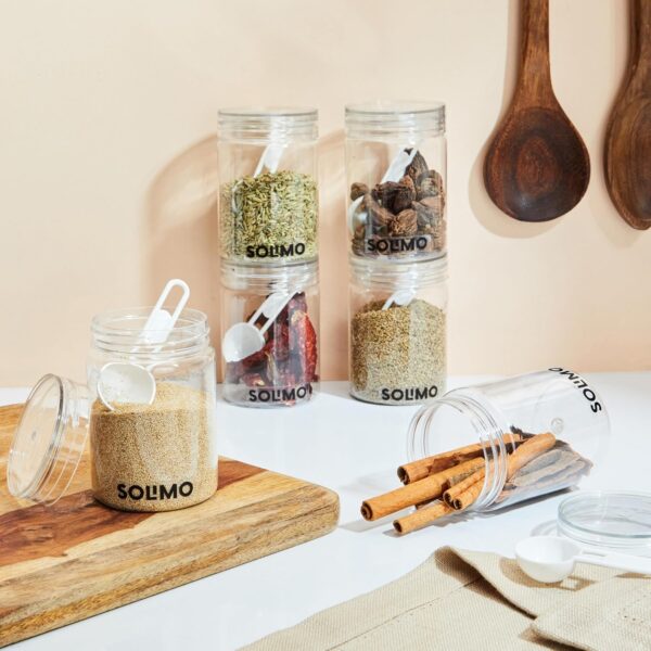 Amazon Brand – Solimo Plastic Storage Jar & ContainersBest Amazon Deals