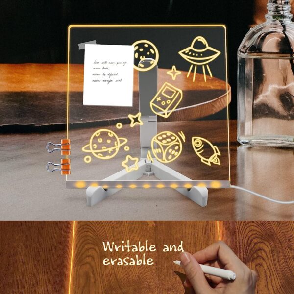 CPENSUS DIY 3D Acrylic Writing Pad With Pen Message BoardBest Amazon Deals