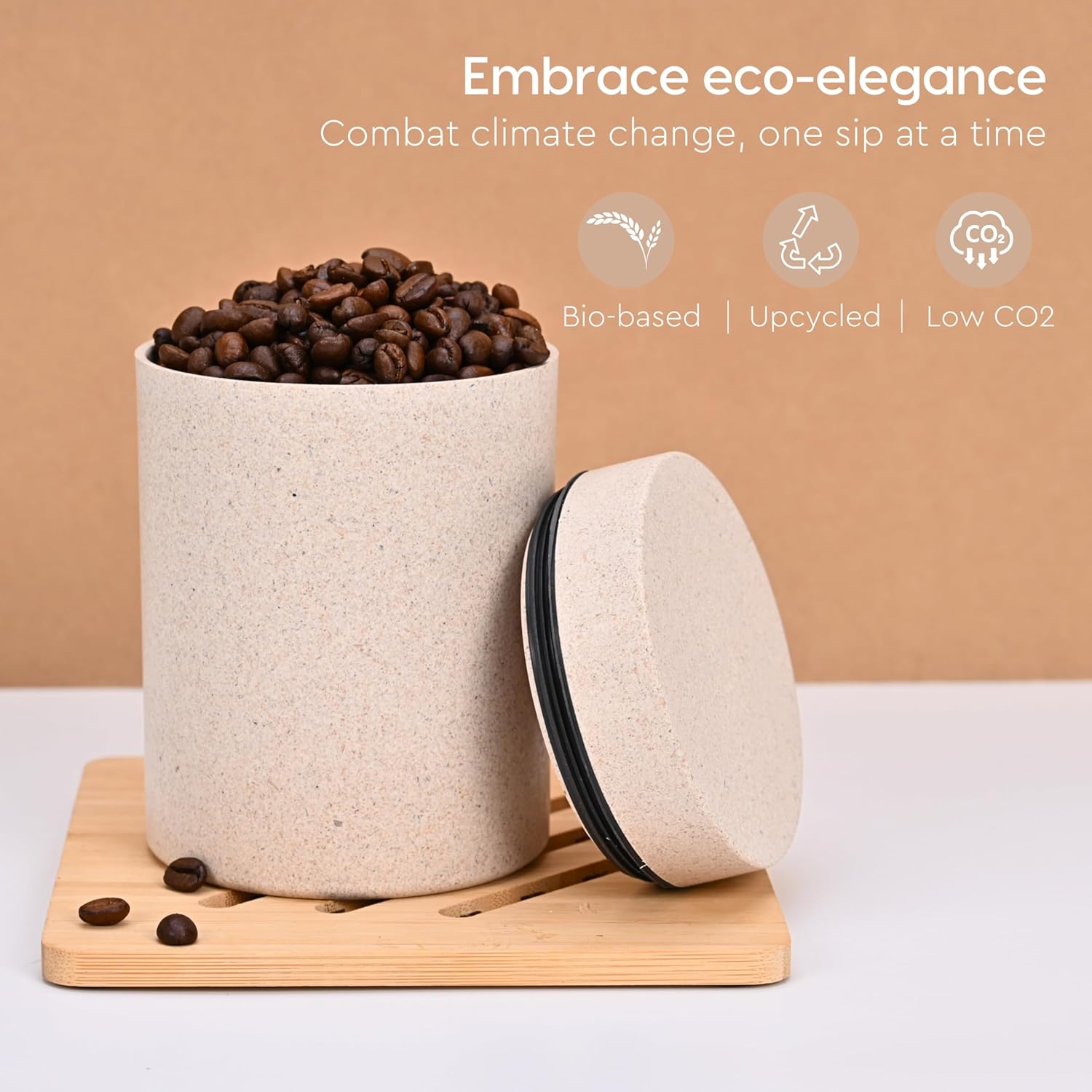 Eha Earth Friendly Canister with Air Tight Lid | FoodBest Amazon Deals