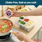 MILTON 6-in-1 Grid Fridge Storage Containers FridgeBest Amazon Deals